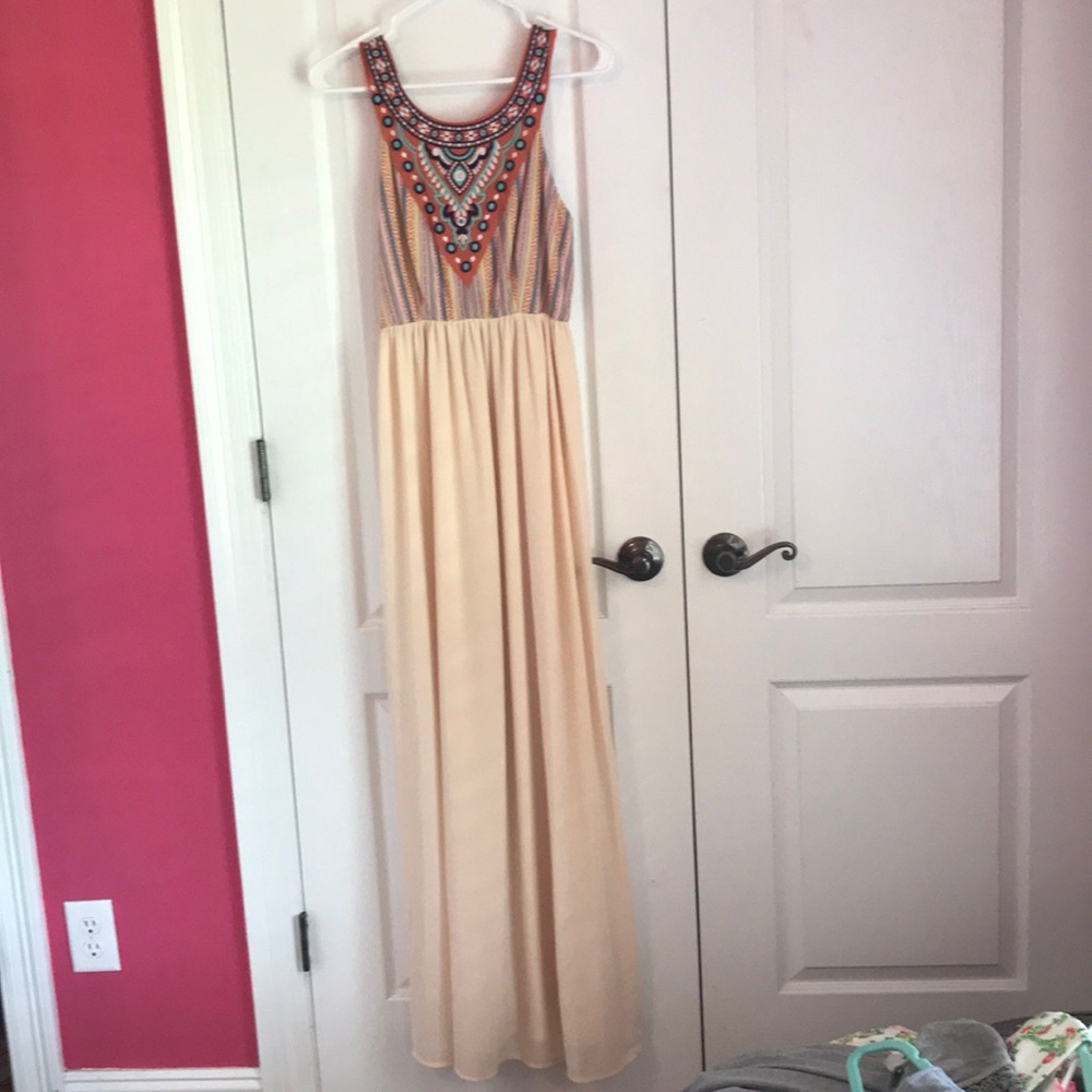 Patterned Long Dress